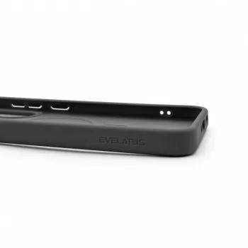 Evelatus Samsung Galaxy A37 / A36 Custodia Shield con MagSafe e supporto, grigio fumo opaco