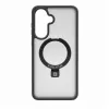 Evelatus Samsung Galaxy A37 / A36 Custodia Shield con MagSafe e supporto, grigio fumo opaco