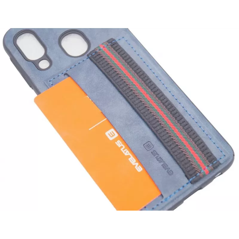 Evelatus Samsung Galaxy A40 Cubit Cover posteriore blu