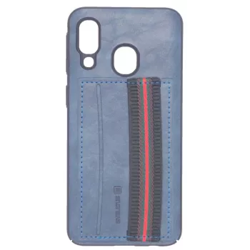 Evelatus Samsung Galaxy A40 Cubit Cover posteriore blu