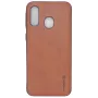 Evelatus Custodia Posteriore in Pelle Kuton Brown per Samsung Galaxy A40