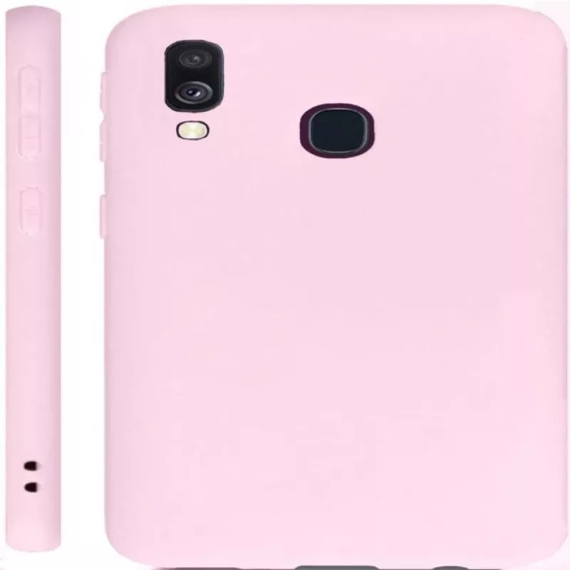 Evelatus Samsung Galaxy A40 Custodia in nano silicone Soft Touch TPU Beige