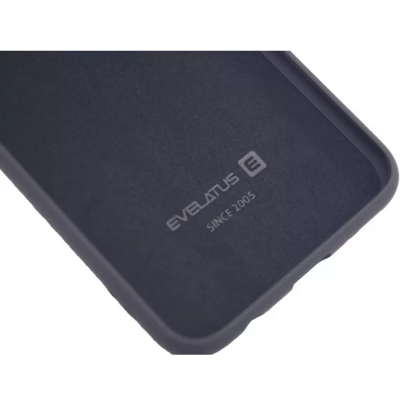 Evelatus Custodia in silicone nano per Samsung Galaxy A40 Soft Touch TPU nero