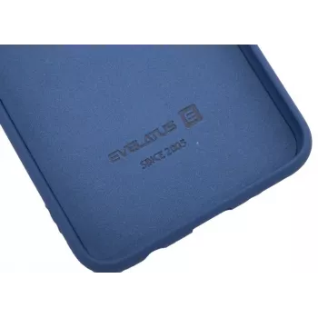 Evelatus Custodia in silicone Nano per Samsung Galaxy A40 Soft Touch TPU blu scuro