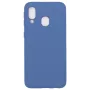 Evelatus Custodia in silicone Nano per Samsung Galaxy A40 Soft Touch TPU blu scuro