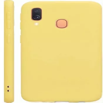 Evelatus Samsung Galaxy A40 Nano Silicone Case Soft Touch TPU gialla