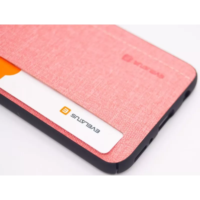 Evelatus Samsung Galaxy A40 Custodia posteriore in silicone rosa