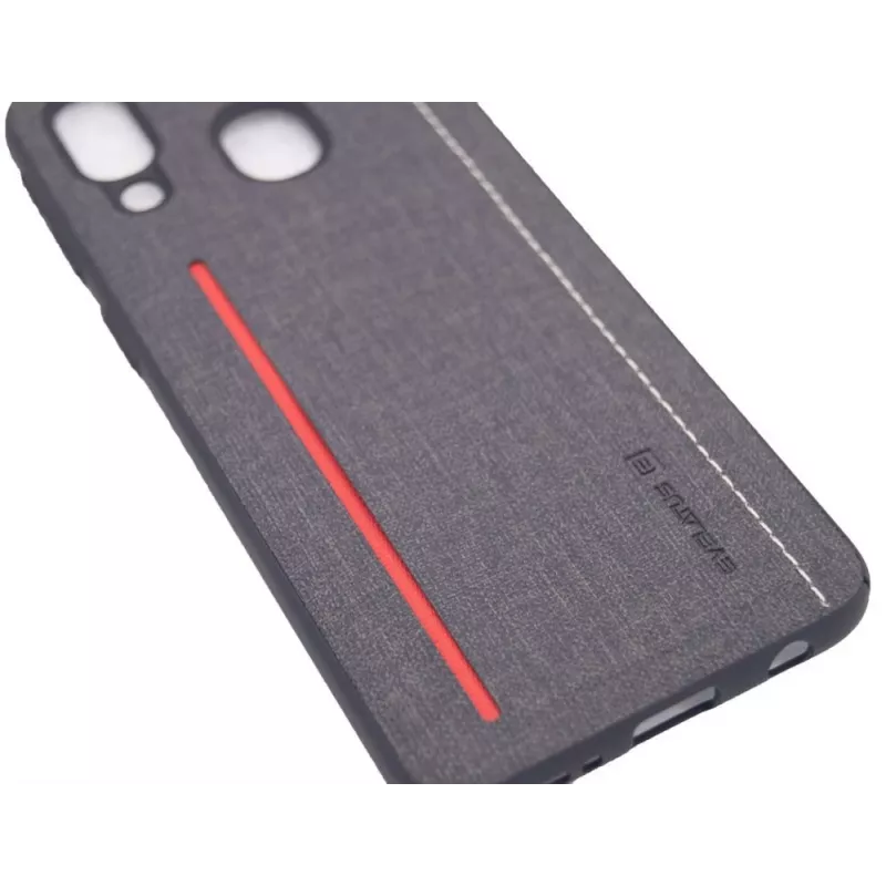 Evelatus Samsung Galaxy A40 custodia in silicone nera