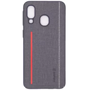 Evelatus Samsung Galaxy A40 custodia in silicone nera