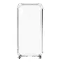Evelatus Samsung Galaxy A40 Silicone trasparente con cinturino TPU e collana grigio spazio
