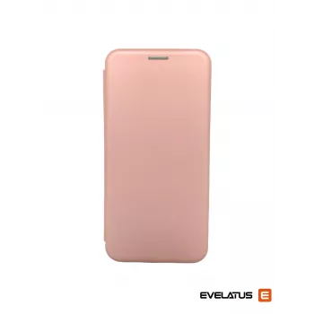 Evelatus Custodia a Libro per Samsung Galaxy A41 Oro Rosa