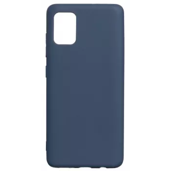 Evelatus Samsung Galaxy A41 cover in silicone nano Soft Touch TPU blu