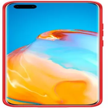 Evelatus Samsung Galaxy A41 Custodia in silicone nano Soft Touch TPU rosso