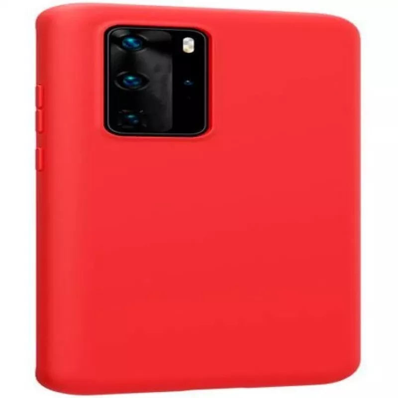 Evelatus Samsung Galaxy A41 Custodia in silicone nano Soft Touch TPU rosso