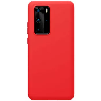 Evelatus Samsung Galaxy A41 Custodia in silicone nano Soft Touch TPU rosso
