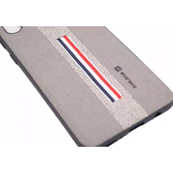 Custodia posteriore in silicone liquido Evelatus per Samsung Galaxy A50 Dazzel Gray
