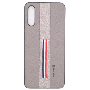 Custodia posteriore in silicone liquido Evelatus per Samsung Galaxy A50 Dazzel Gray