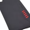 Evelatus Samsung Galaxy A50 Shooter Series Cover posteriore robusta nera con kickstand e anello di supporto