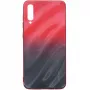 Evelatus Samsung Galaxy A50 Water Ripple Full Color Electroplating Vetro temperato Gradiente Rosso-Nero