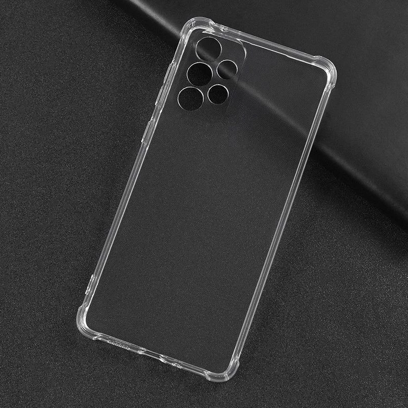 Custodia in silicone TPU Evelatus per Samsung Galaxy A53 5G militare antiurto trasparente