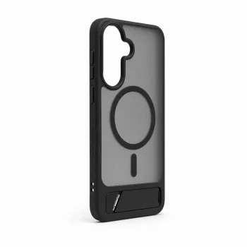 Evelatus Samsung Galaxy A57 Custodia MagSafe gommata con supporto nera