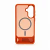 Evelatus Samsung Galaxy A57 Custodia MagSafe gommata con supporto arancione