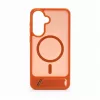 Evelatus Samsung Galaxy A57 Custodia MagSafe gommata con supporto arancione