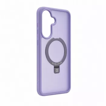 Evelatus Samsung Galaxy A57 Custodia Shield con MagSafe e supporto, anello opaco, lilla lavanda