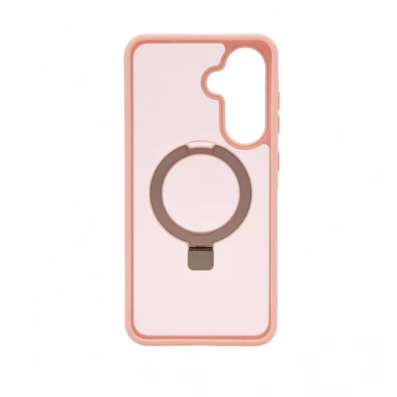 Evelatus Samsung Galaxy A57 Shield Case con MagSafe e stand anello opaco rosa chiaro