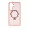 Evelatus Samsung Galaxy A57 Shield Case con MagSafe e stand anello opaco rosa chiaro