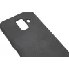 Evelatus Custodia TPU con Piastra in Metallo per Supporto Magnetico per Cellulare Nero per Samsung Galaxy A6 2018