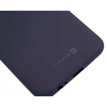 Evelatus Samsung Galaxy A6 Plus 2018 Custodia in silicone nano Soft Touch TPU blu notte