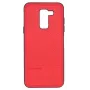 Evelatus Custodia TPU con Piastra in Metallo per Supporto Magnetico per Cellulare Rosso per Samsung Galaxy A6 Plus 2018