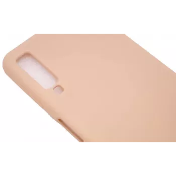 Evelatus Samsung Galaxy A7 2018 Custodia in silicone nano Soft Touch TPU rosa sabbia