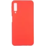 Evelatus Samsung Galaxy A7 2018 custodia in silicone nano Soft Touch TPU rosso