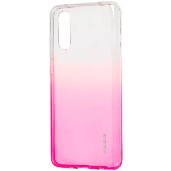 Evelatus Samsung Galaxy A70 custodia TPU gradiente rosso rosa