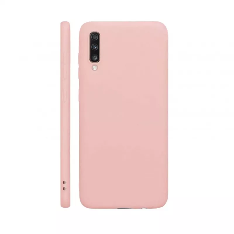 Evelatus Custodia in nano silicone per Samsung Galaxy A70 Soft Touch TPU beige