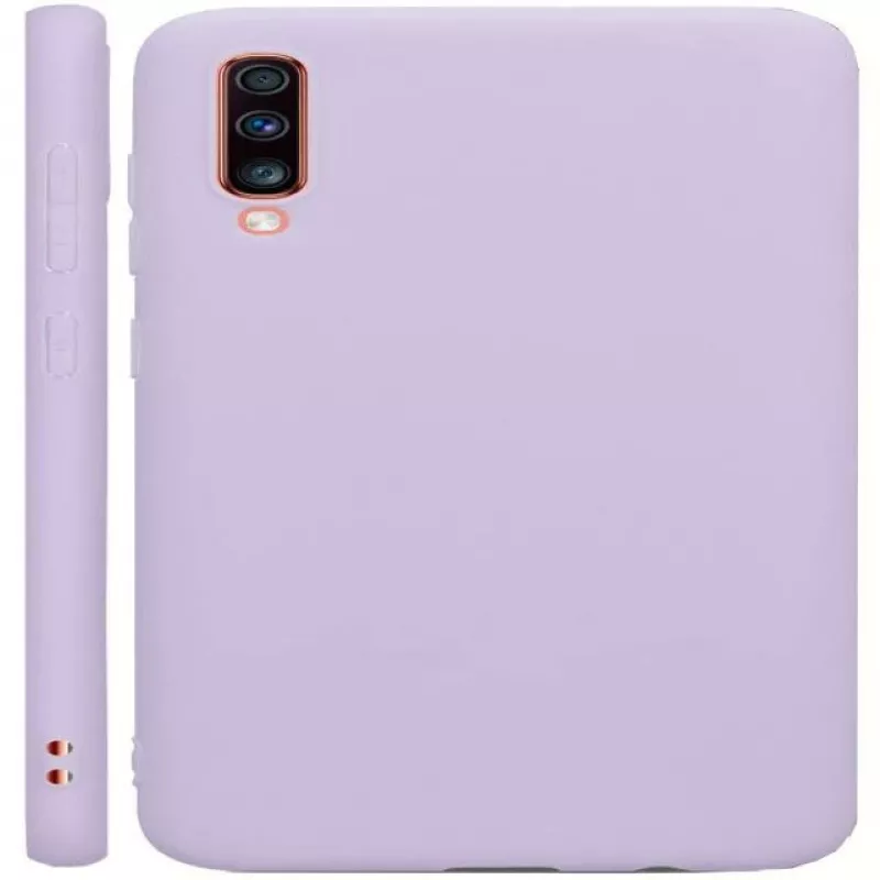 Evelatus custodia in silicone nano Soft Touch TPU blu per Samsung Galaxy A70