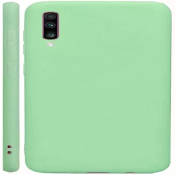 Evelatus Samsung Galaxy A70 Custodia in silicone nano Soft Touch TPU menta