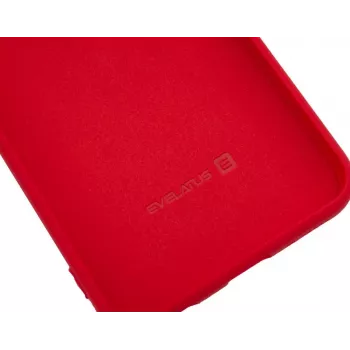 Evelatus Samsung Galaxy A70 Custodia in silicone nano Soft Touch TPU rosso