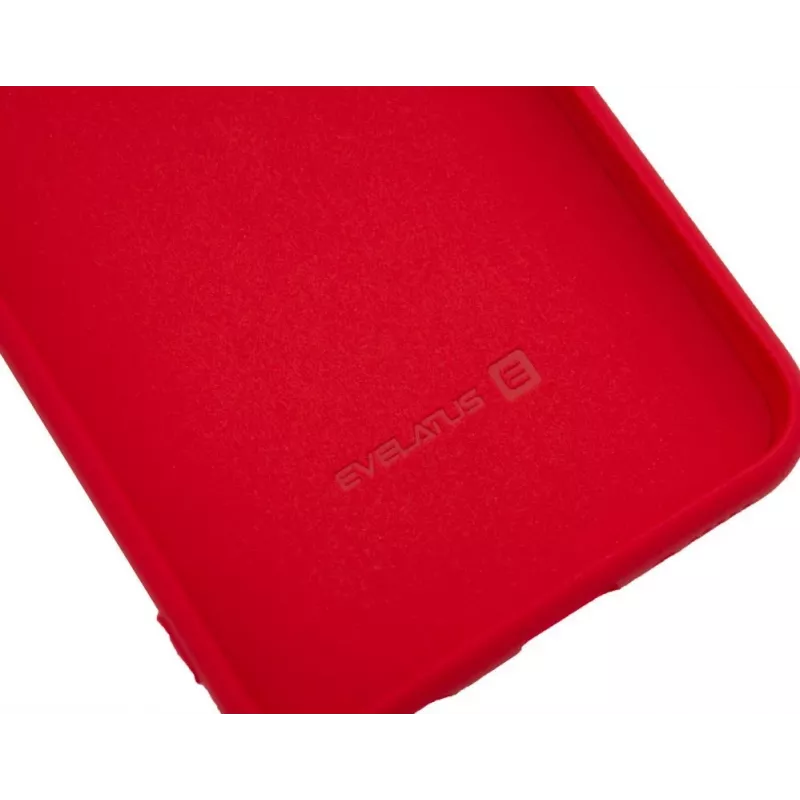 Evelatus Samsung Galaxy A70 Custodia in silicone nano Soft Touch TPU rosso