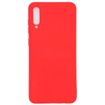 Evelatus Samsung Galaxy A70 Custodia in silicone nano Soft Touch TPU rosso