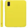 Evelatus Samsung Galaxy A70 Custodia in silicone nano Soft Touch TPU gialla