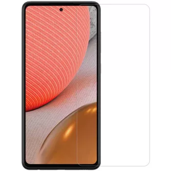 Evelatus Pellicola protettiva in vetro temperato piatta e trasparente 0,33 mm per Samsung Galaxy A72 4G / A72 5G con colla giapponese, antistatica