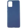 Evelatus Samsung Galaxy A72 Cover in silicone nano soft touch TPU blu mezzanotte
