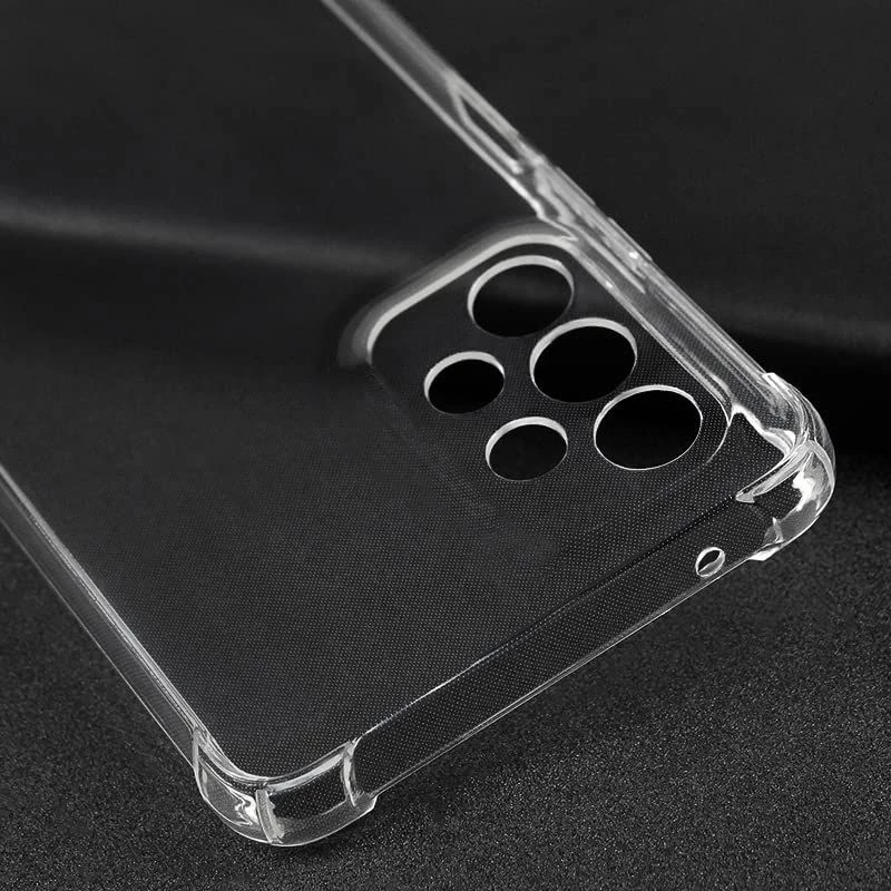 Evelatus Samsung Galaxy A73 5G Custodia militare antishock in silicone TPU trasparente