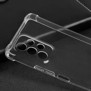 Evelatus Samsung Galaxy A73 5G Custodia militare antishock in silicone TPU trasparente