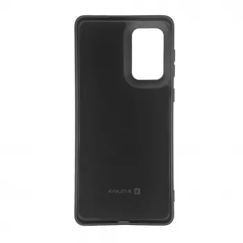 Evelatus Samsung Galaxy A73 5G Custodia in silicone nano TPU soft touch nera