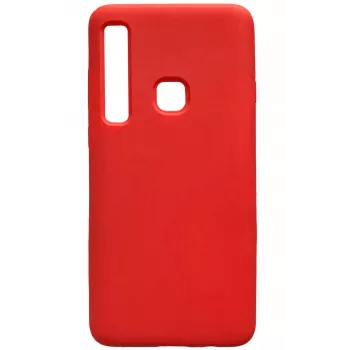 Evelatus Samsung Galaxy A9 2018 Custodia in Silicone Nano Soft Touch TPU Rosso