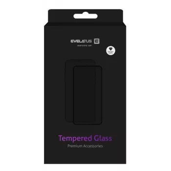 EVELATUS Samsung Galaxy A90 Pellicola Protettiva in Vetro Temperato Piatto Trasparente 0,33 mm con Colla Giapponese e Strato Antistatico